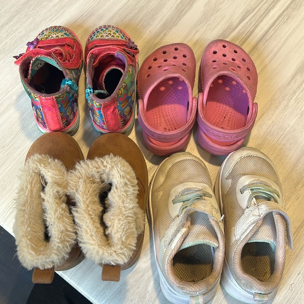 Toddler Girls Bundle of Shoes